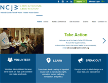 Tablet Screenshot of ncjwhouston.org